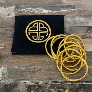 Elegant Gold Bangle Set